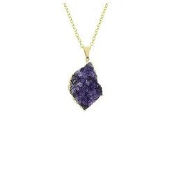 NHM Shop Amethyst Cluster Pendant Necklace Online
