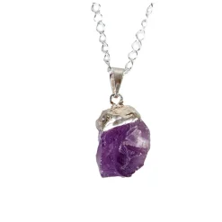 NHM Shop Amethyst Rough Point Pendant Necklace Best