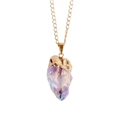 NHM Shop Amethyst Smooth Point Pendant Necklace Hot