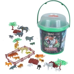 NHM Shop Animal Figurine Playset Bucket Best