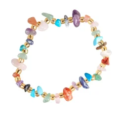 NHM Shop Assorted Stones Chip Bracelet