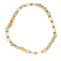NHM Shop Assorted Stones Round Bead Bracelet New