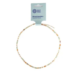 NHM Shop Assorted Stones Round Bead Necklace