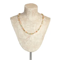 NHM Shop Assorted Stones Round Bead Necklace
