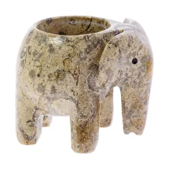 NHM Shop Elephant Stone Tea Light Holder Hot