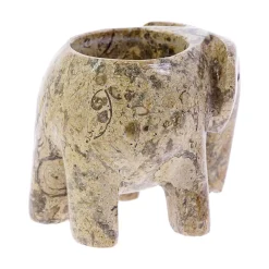 NHM Shop Elephant Stone Tea Light Holder Hot