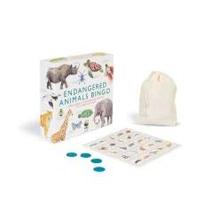 NHM Shop Endangered Animals Bingo Board Game Sale