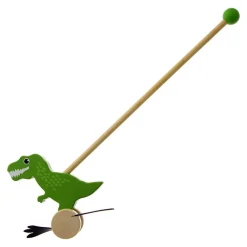 NHM Shop Push Along Wooden T. rex Hot