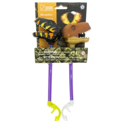 NHM Shop T. rex and Velociraptor Mini Pinchers New