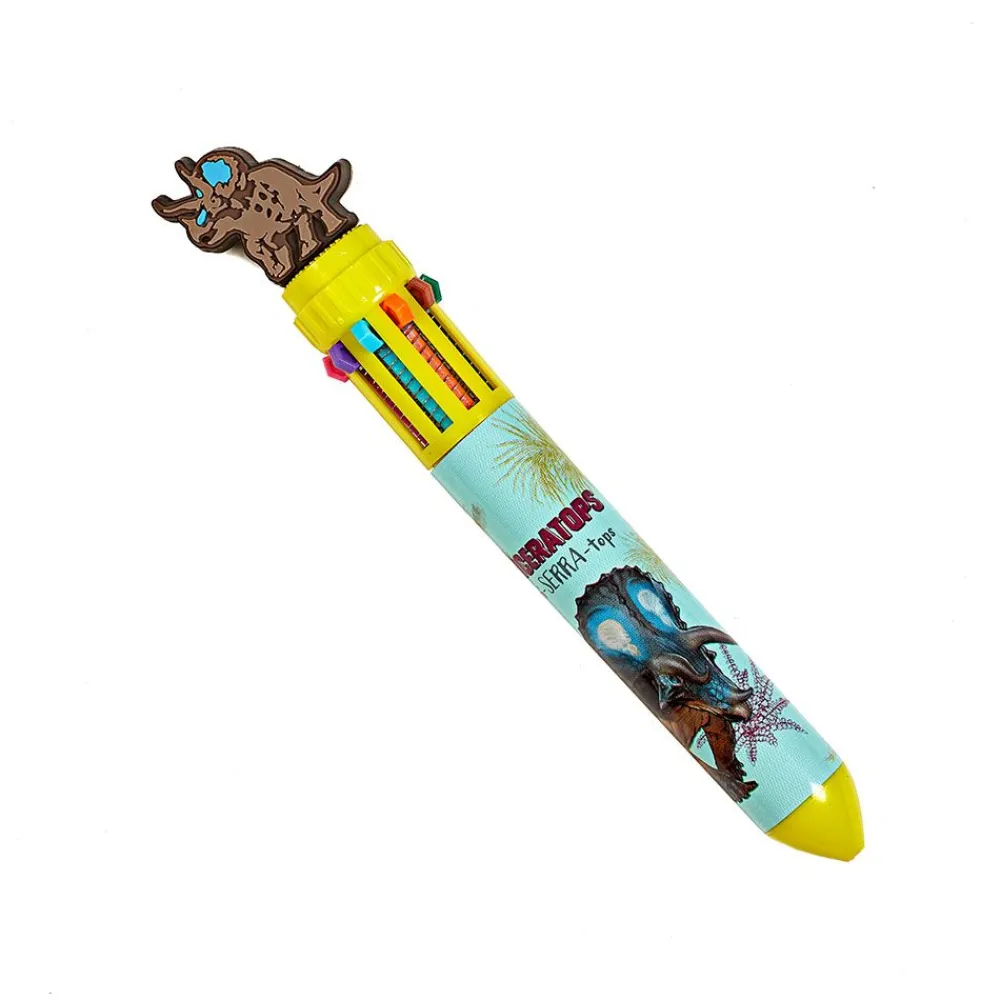 NHM Shop Triceratops 10-Colour Pen Best